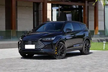 China Hot Selling New Energy Vehicles Byd Tang Long Range Electric Cars-black