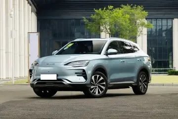 New Energy Electric Vehicle Hybrid BYD Song Plus-blue